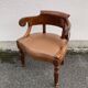 19th-century mahogany office chair