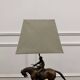 Classic English Bronze Horseman Table Lamp