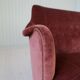 "Samsas" canapé in rare velvet by Carl Malmsten from the mid-century, Sweden, 1960s.
