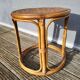 Jungle coffee table • Vintage rattan side table