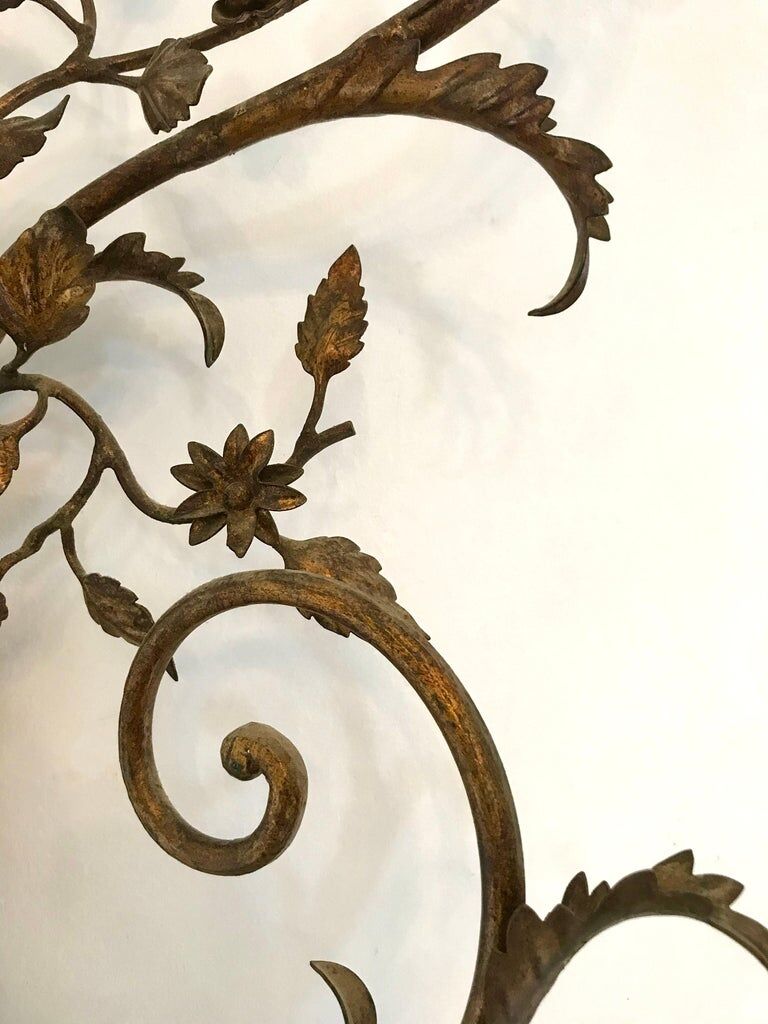 Wall lamp, sword, in the style of the baguès house, circa 1950