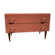 Commode basse vintage terracotta