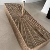 Jute cord ceiling suspension wabisabi Ibiza Bali unique piece