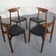 Rosewood Dining Chairs by Harry Østergaard for Randers Møbelfabrik, Denmark, 1960s, Set of 4