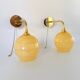 Vintage wall lamp with pull switch