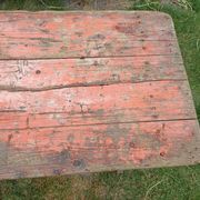Table + 2 brewery benches - former brewery l.f. haag ingwiller - prey