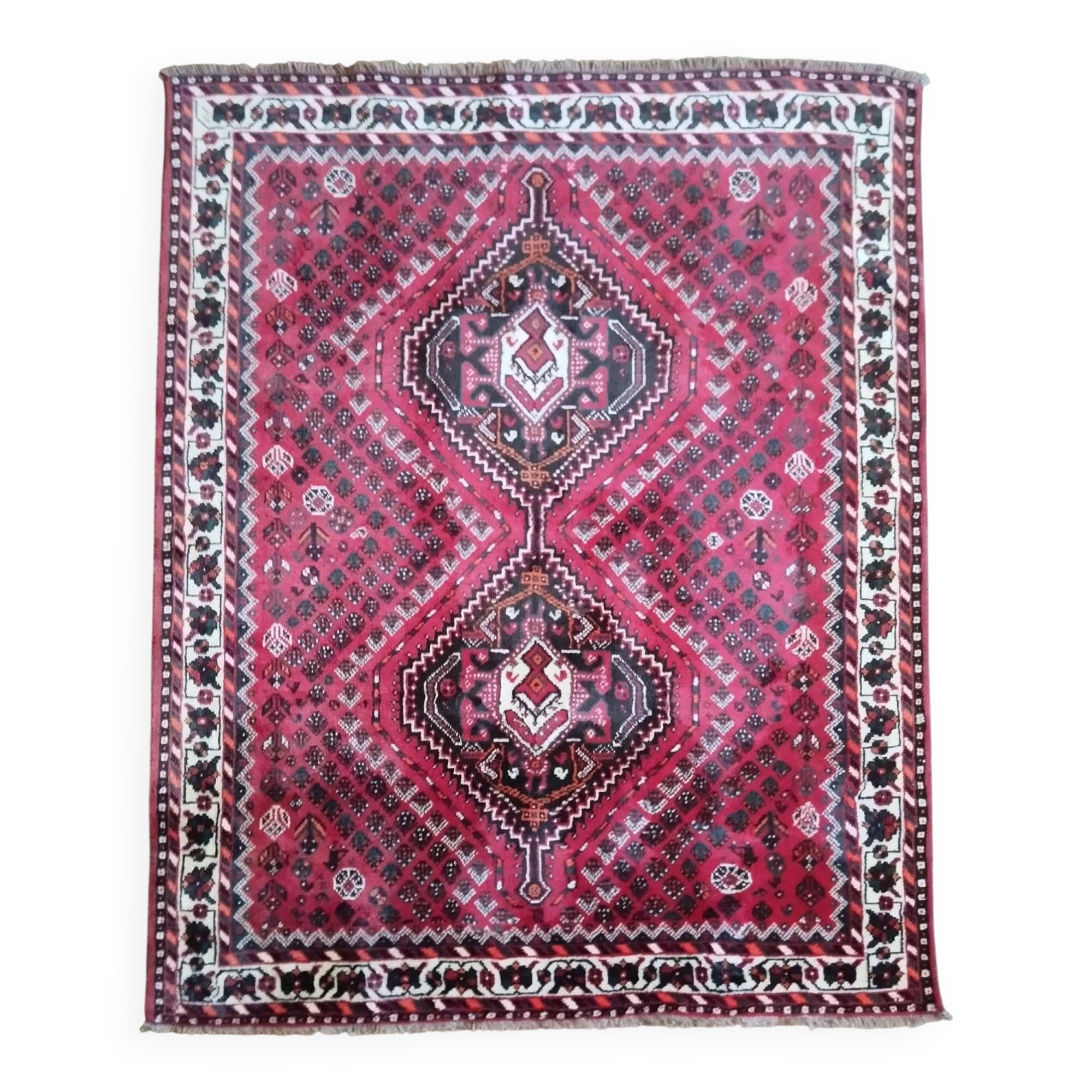 Handmade Qashqai Persian rug 200x160cm