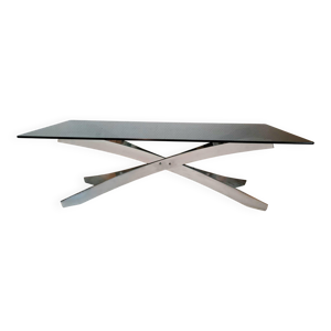 Table basse space age - acier