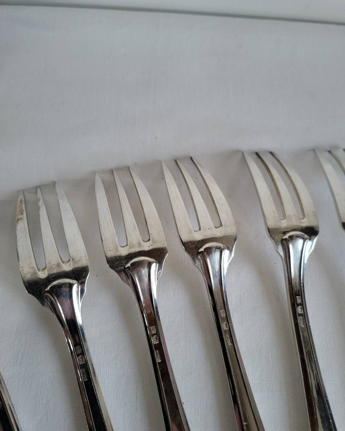 SFAM 6 Silver-Plated Fish Cutlery Sets, 12 Pieces