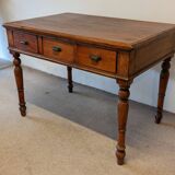 Table bureau en pin début 20ieme