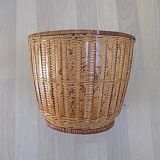 Rattan plant pot