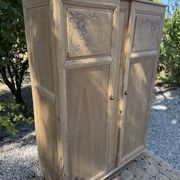 Art Deco solid wood wardrobe