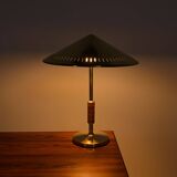 Vintage Modern Table Lamp in Brass by Bent Karlby for Lyfa, Denmark, 1956