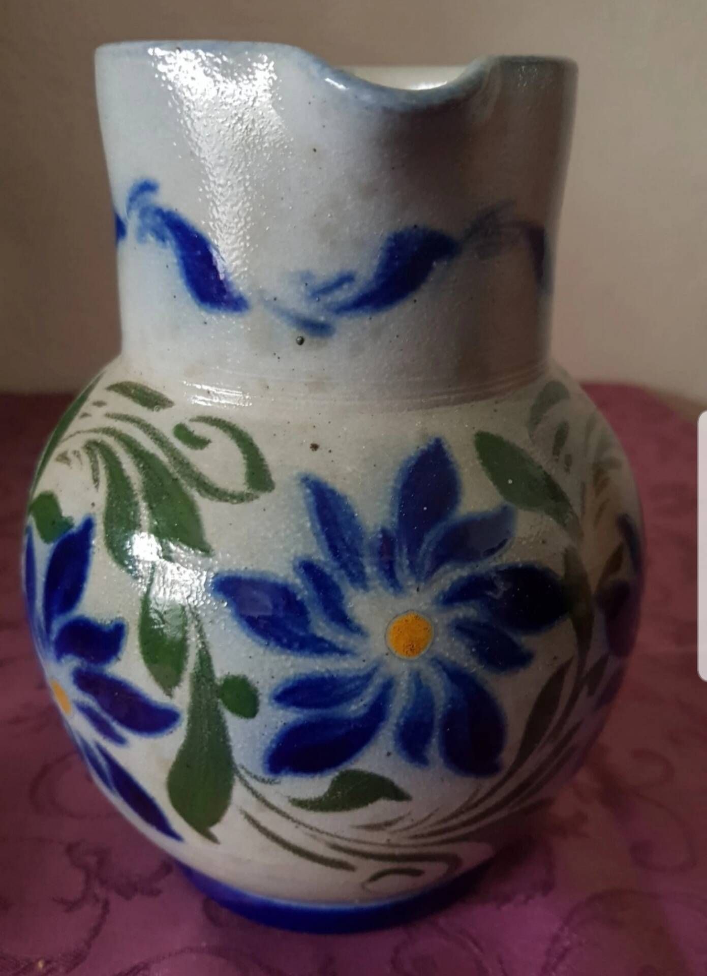 Old stoneware jug from Alsace