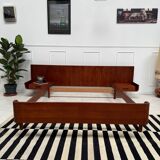 Lit 2 places  scandinave en teck