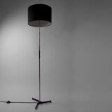 Floor lamp in chrome steel 1950