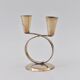 Vintage Danish silver metal candlestick
