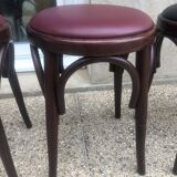 Suite de 4 tabourets de bistrot (assises neuves)