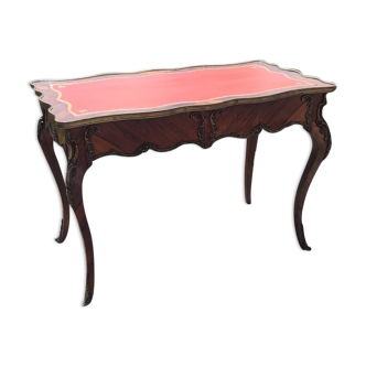 4-sided lady's desk in Louis XV style and Napoleon III period around 1870 in Rio rosewood