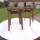 Pair of vintage stools wood