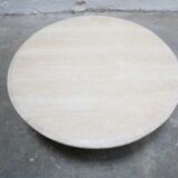 Vintage side table in travertine