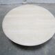 Table d'appoint vintage en travertin