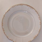 Set of flat and soup plates