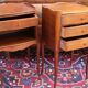 Pair of bedside tables sofa sofa in solid cherry Louis style XV