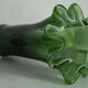 Vintage Murano vase in dark green glass, Italy, 2000s
