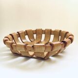 Vintage Art Studio Ceramics Braided Bowl, 1960s