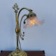 Swan neck brass lamp Art Nouveau
