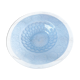 Large Art Deco dish in blue glass Etling Sabino thought patterns