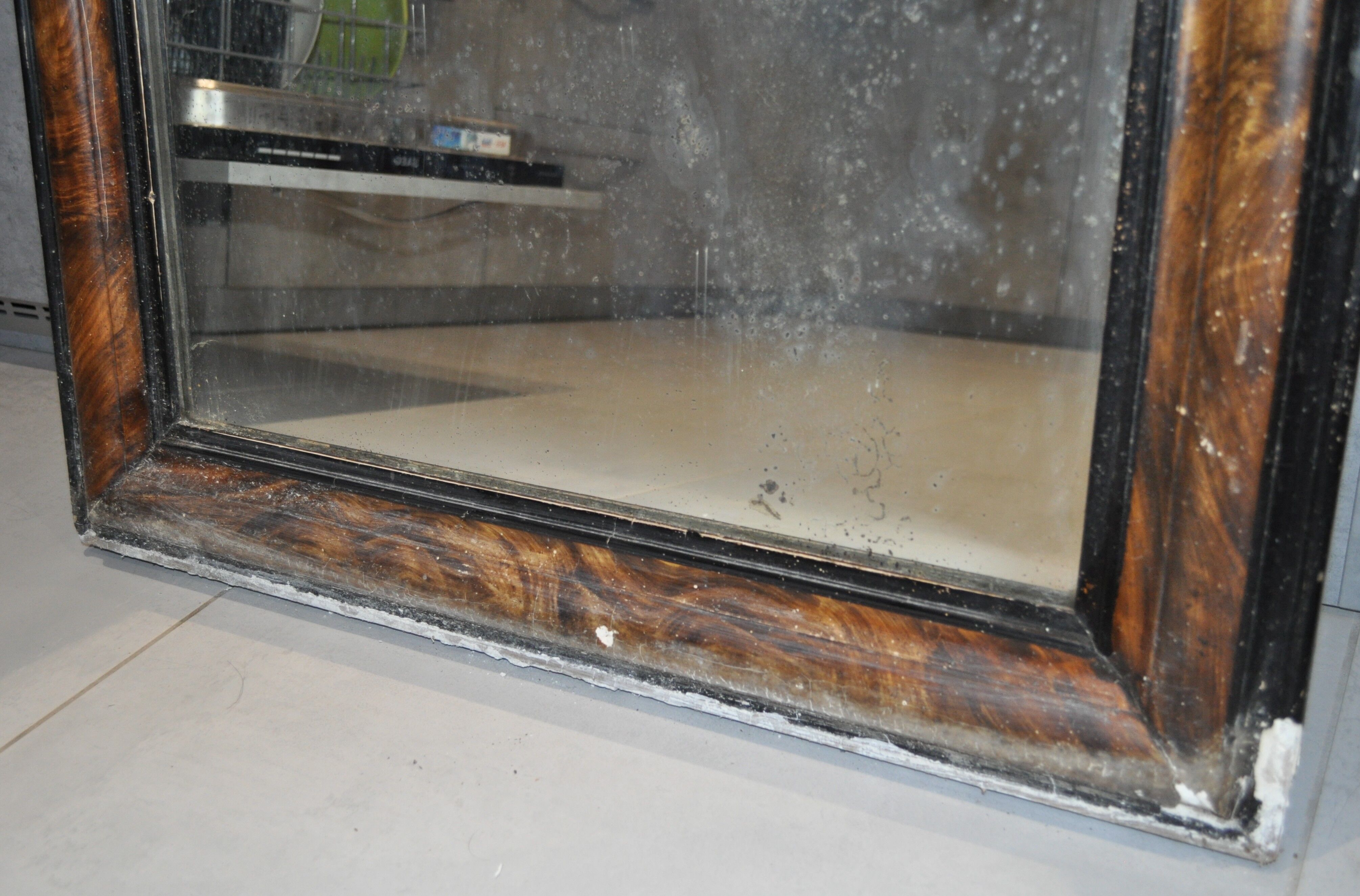 Large Louis-Philippe mirror 71x108cm