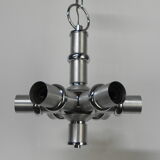 Vintage space age hanging lamp with 6 light points