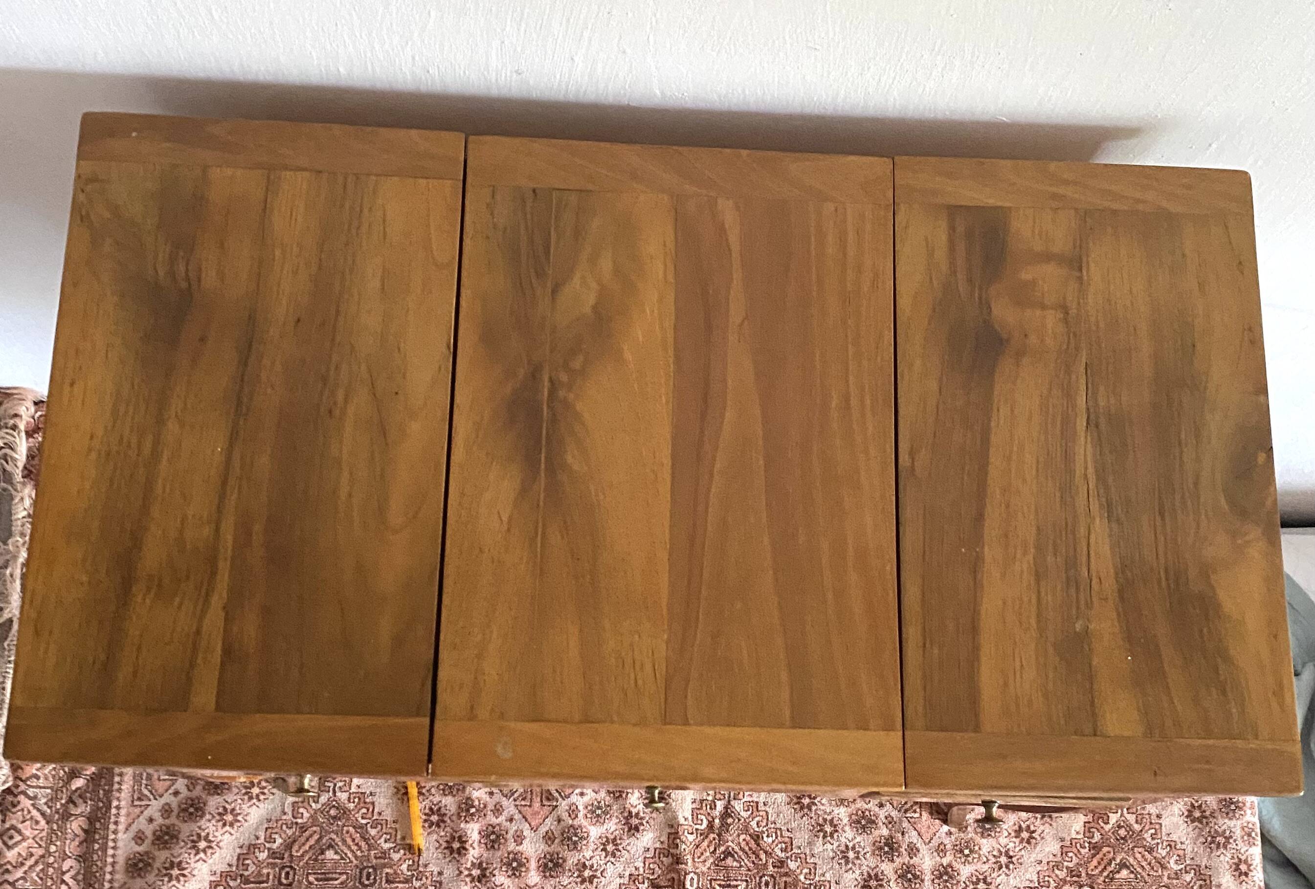 Louis xv style fruit wood dressing table