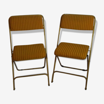 Paire de chaises Lafuma années 70