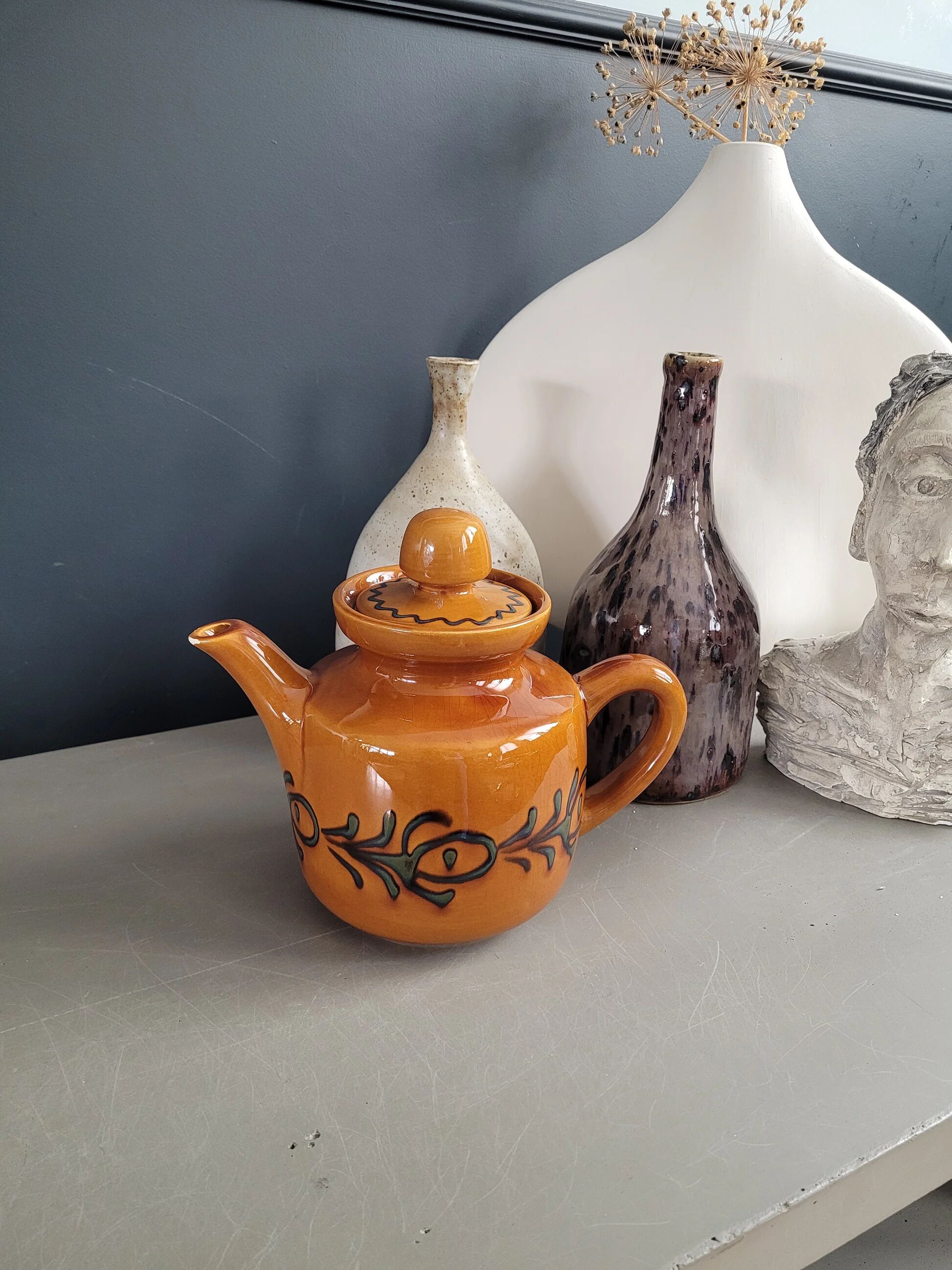 Katrin Teapot Hand-painted 4653 - Ref 1040