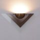 Dutch Design copper colored wall lamp with glass, Dijkstra 1980s