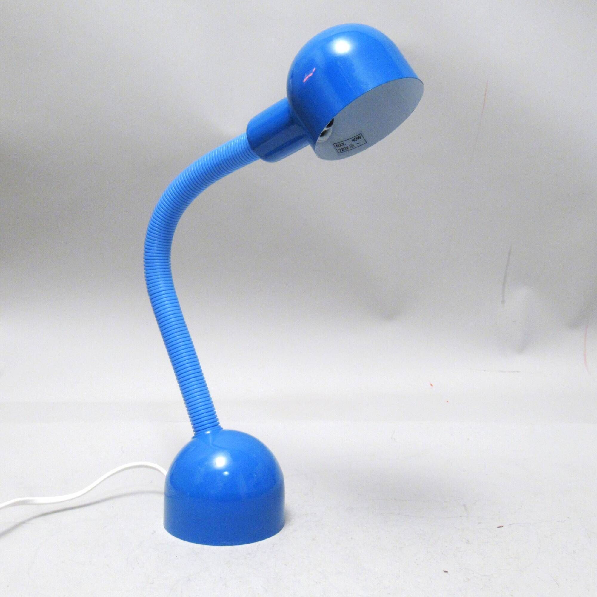 Blue desk lamp from the 80s