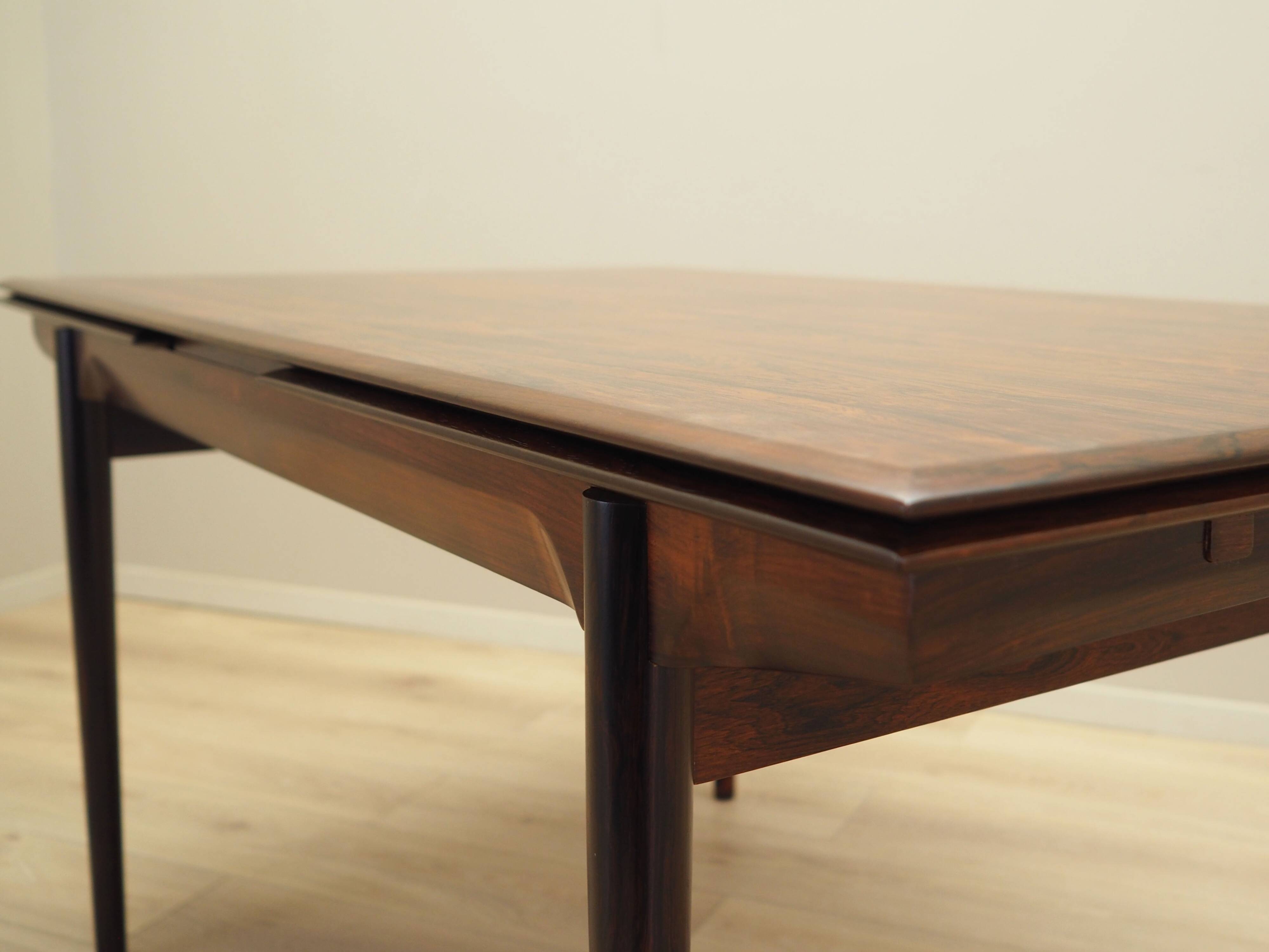 Rosewood table, Danish design, 1970s, production: Denmark