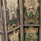3-panel screen in painted wood