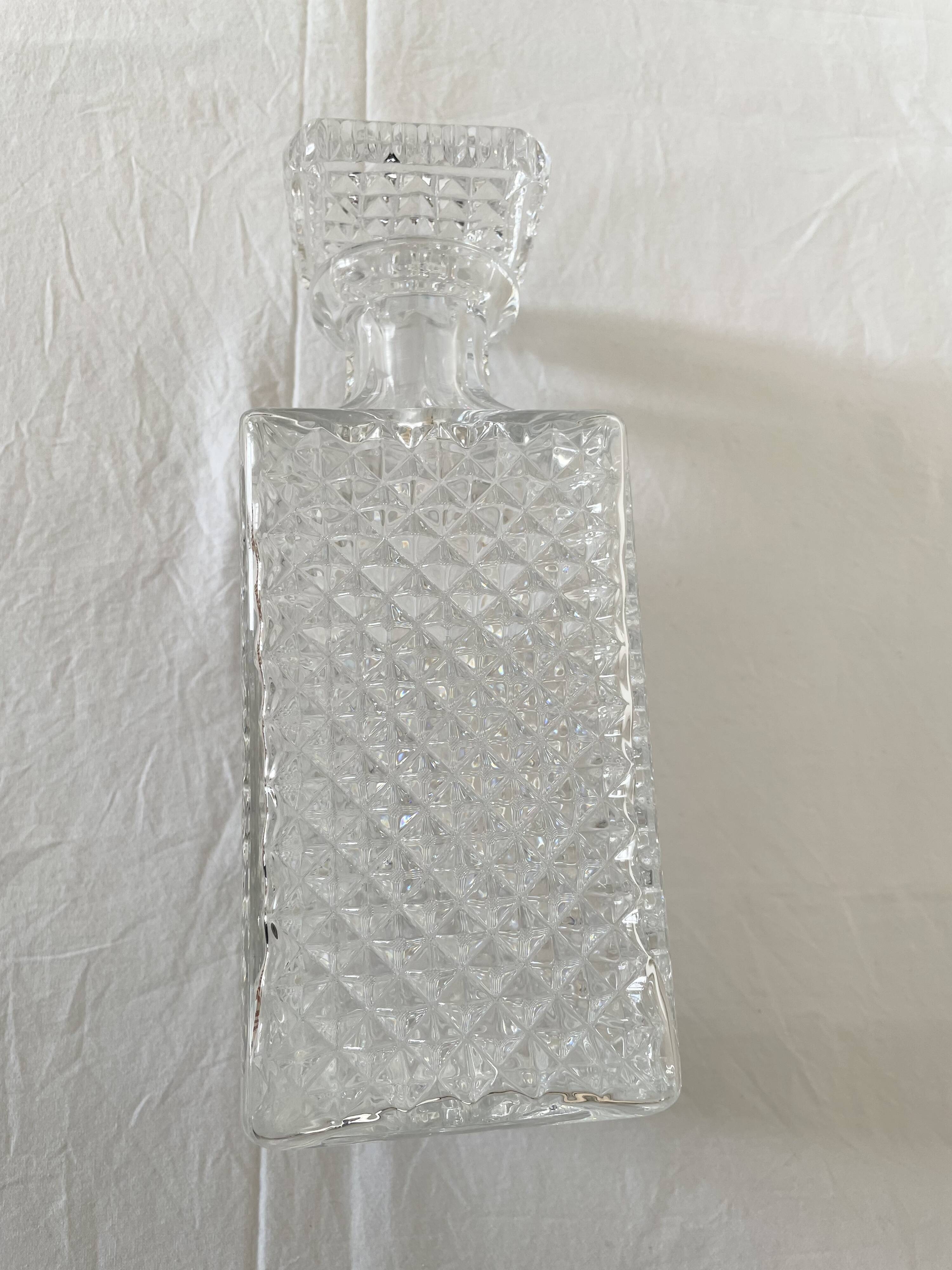 Carafe pointe de diamant