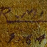 R. Milot – Young Woman with a Parasol – Oil on Panel – Art Deco Period