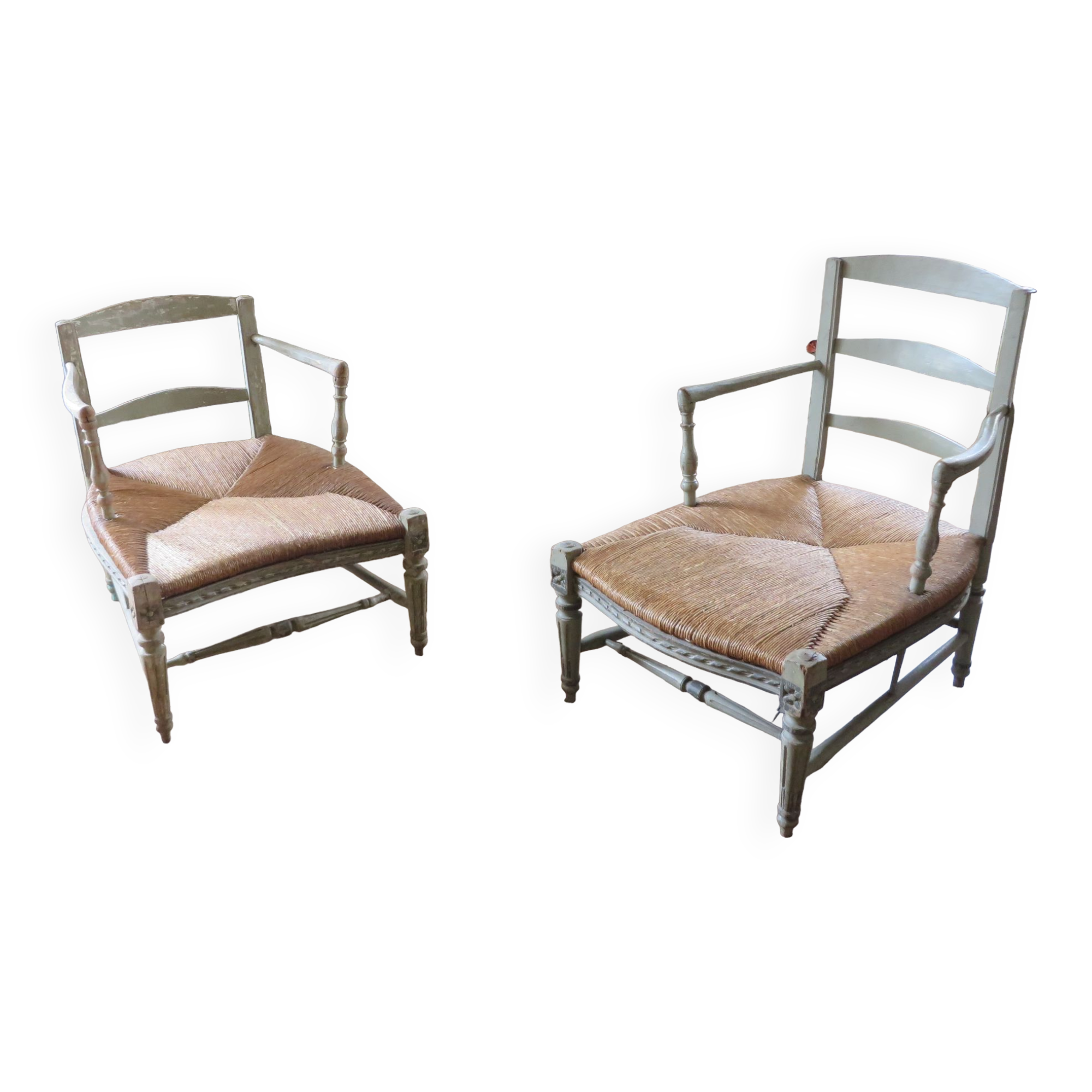 2 Duchess armchairs broken end 18 th