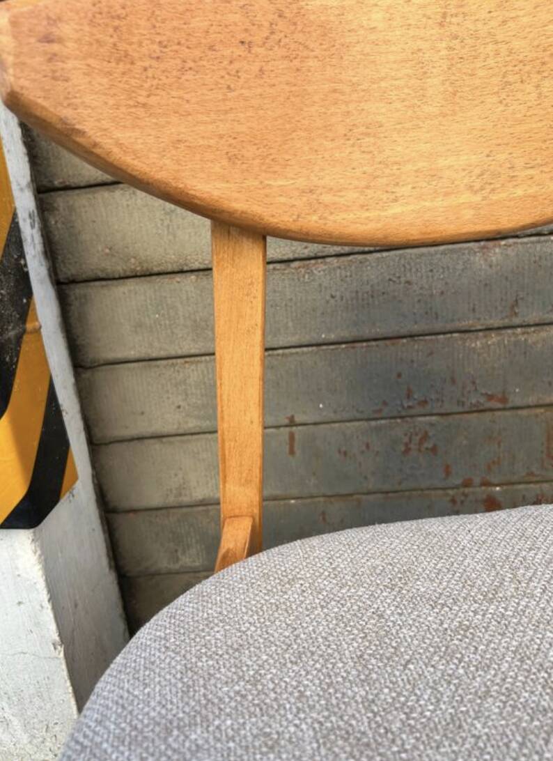 (Lot) 4 chaises Baumann Fontania (restaurées) 1960