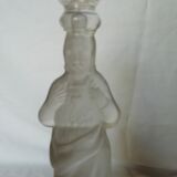 Crystal torch candlestick. Early 20th