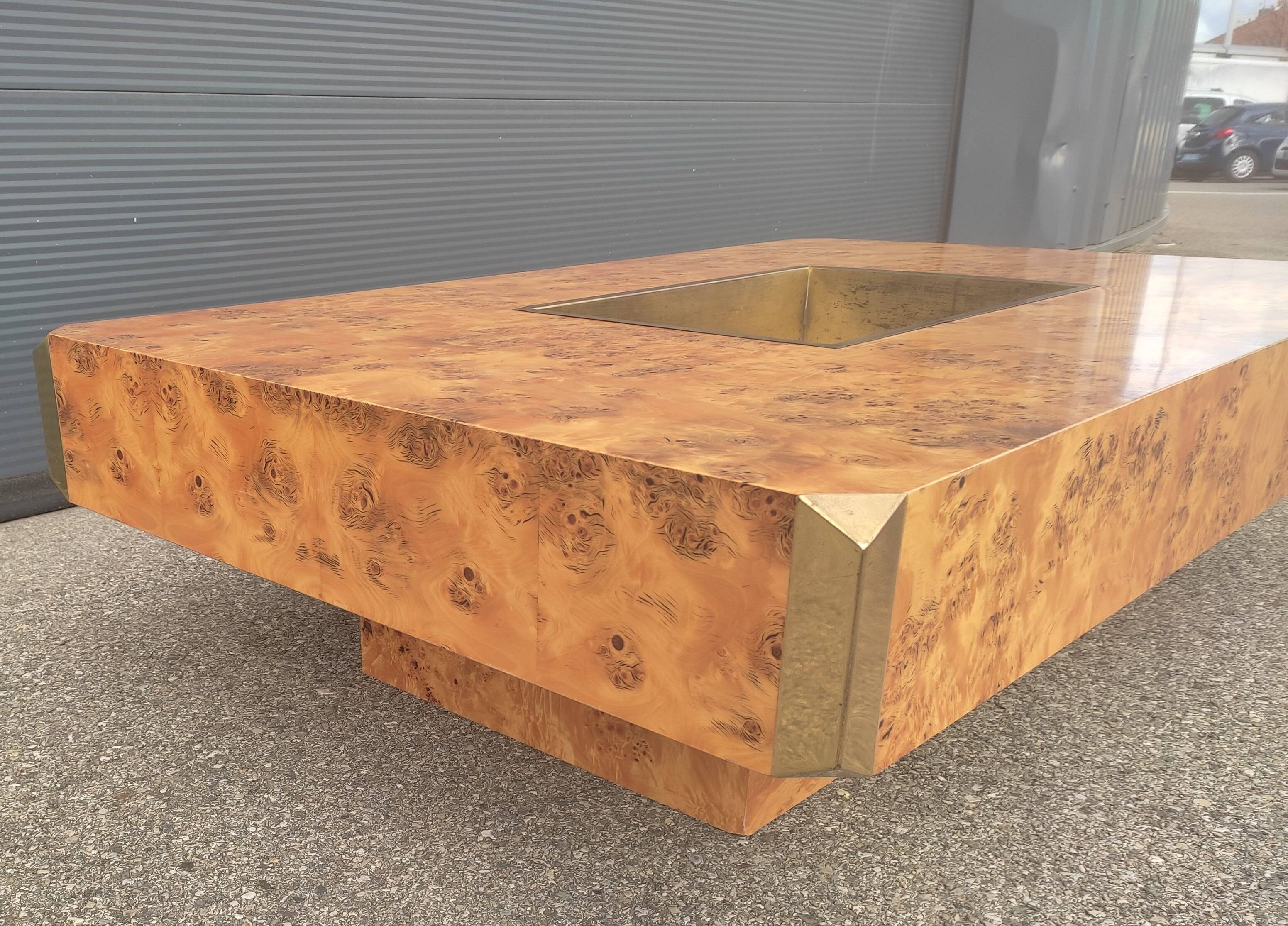 Willy Rizzo coffee table Alvéo model