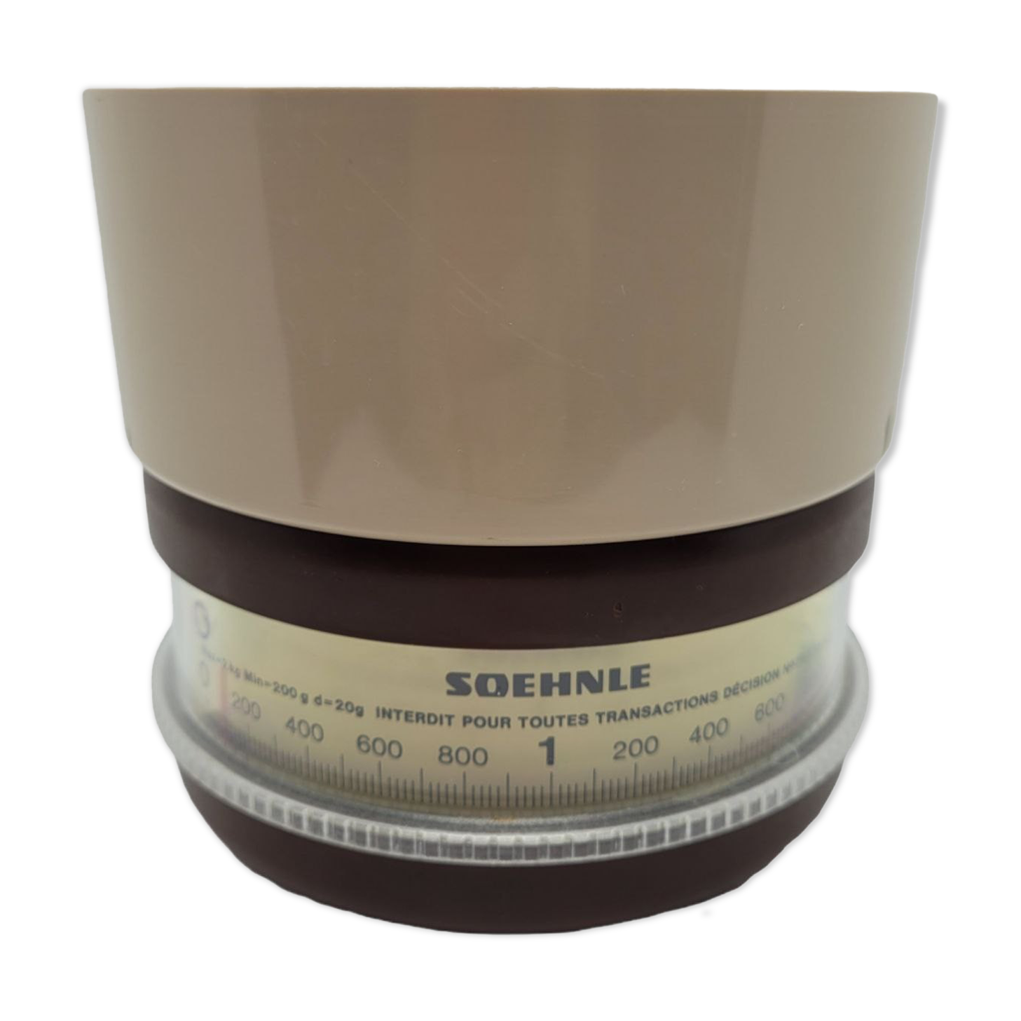 Balance de cuisine vintage Soehnle marron