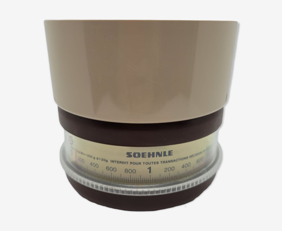 Balance de cuisine vintage Soehnle marron