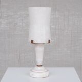 Alabaster french mid-century table lamp (6/7)